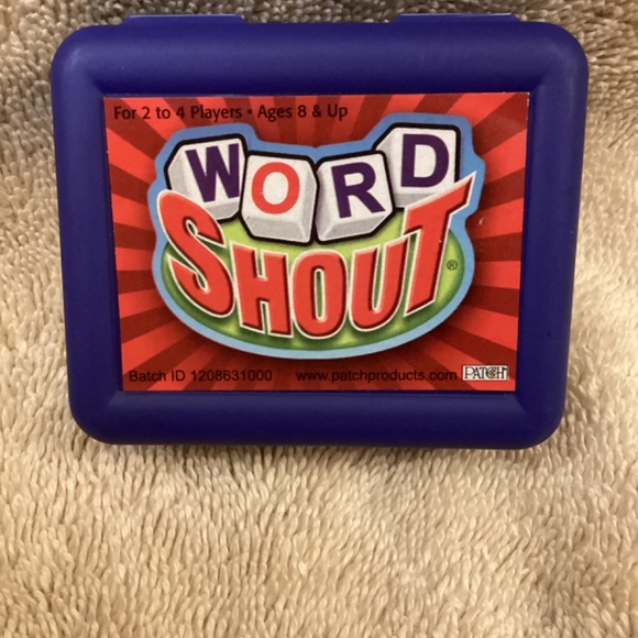 Word Shout Dice Game Travel Family Word Grabbing 2004 - Picture 6 of 7